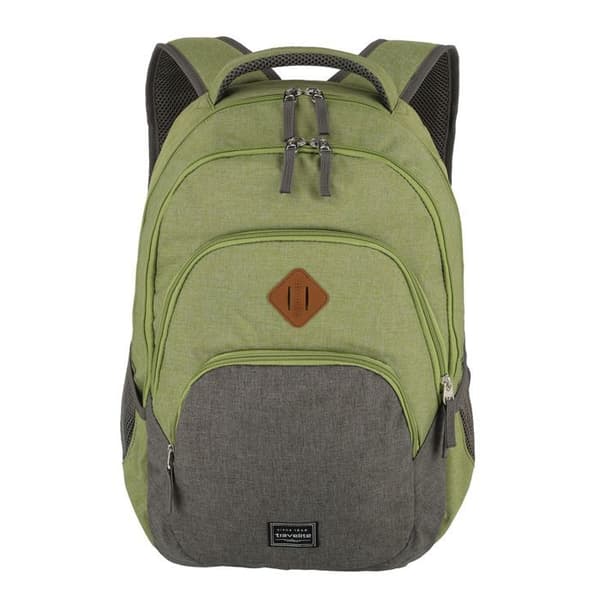 Travelite Basic Melange Ryggsäck Grön/Grå för Dam och Herr - 76727