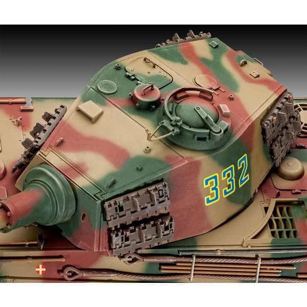 Modell av tank: Tiger II Ausf.B (Henschel-torn)