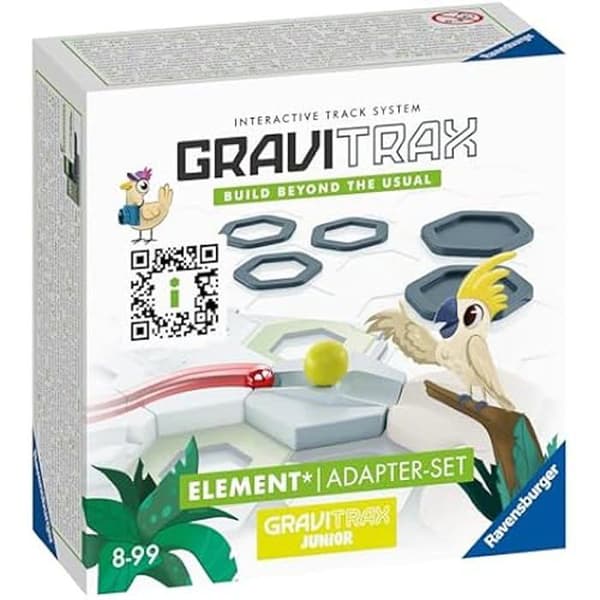 Adapter Set - RAVENSBURGER - GraviTrax - Länk Element - Kompatibel Junior - 7 delar