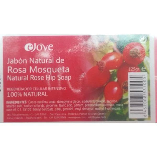 Savon - EJOVE - EJ048 - Rose Mousqueton - 125 g - Kroppsvård