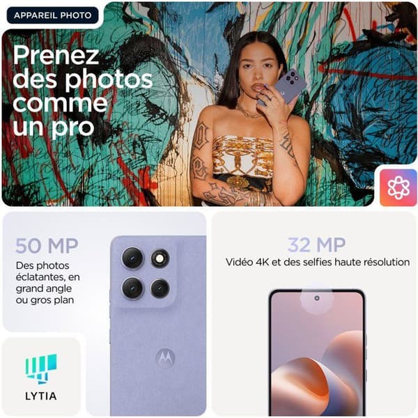 MOTOROLA - G86 - 8/256 GB - Lila