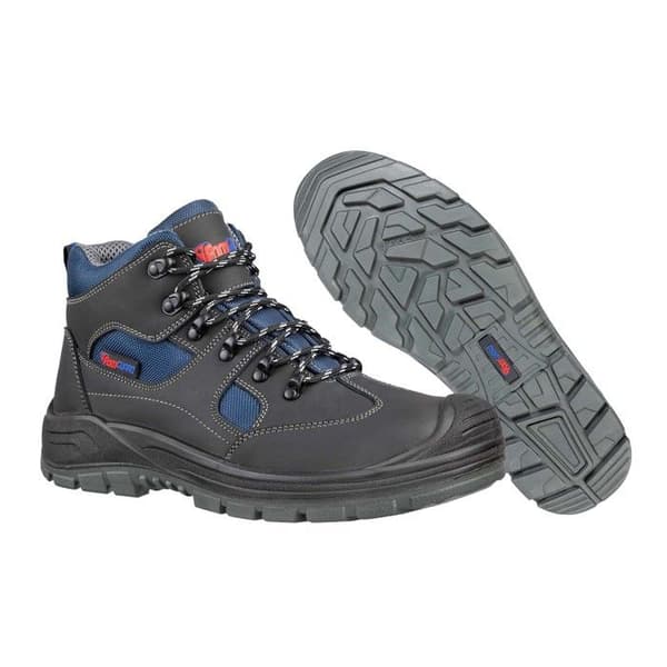 Säkerhetsskor Safe mid S3 Svart/Blå - Footguard