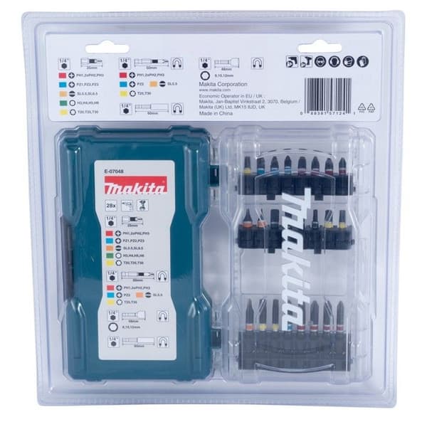 MAKITA 28-delat skruvset - E-07048