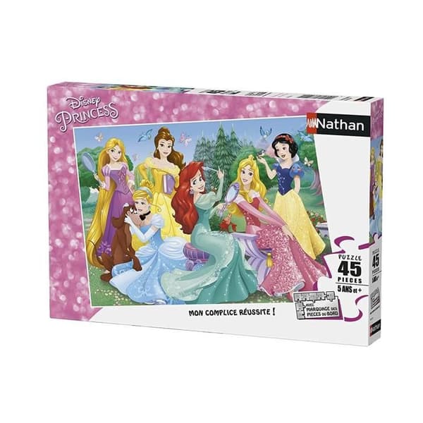 Pussel 45 bitar: Möt Disney-prinsessorna