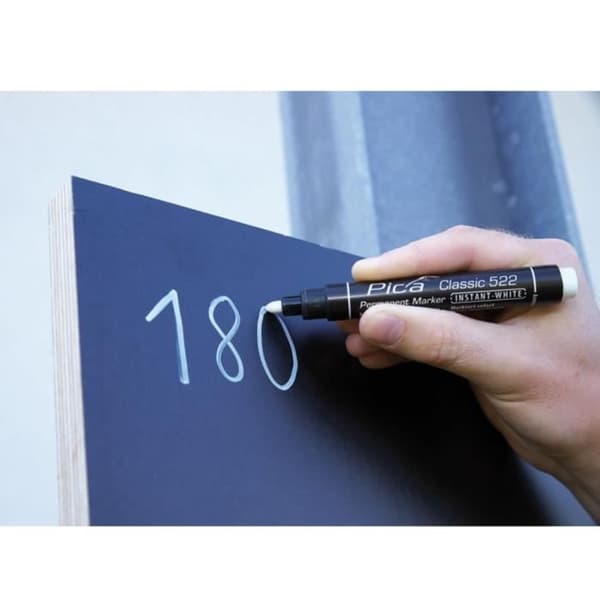 Pica Classic Permanent Marker Instant-White 1- 4 mm Rund