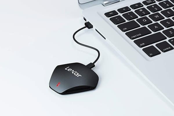 Lexar Professional 3-i-1 kortläsare USB 3.1 — SD/microSD UHS‑II & CompactFlash UDMA7