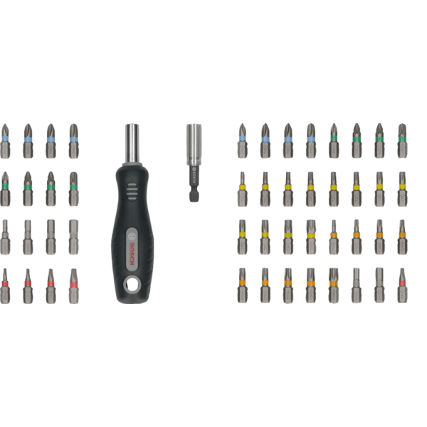 BOSCH PROFESSIONAL skruvbitslåda - Extra hård - Display 6x50 st - 25mm