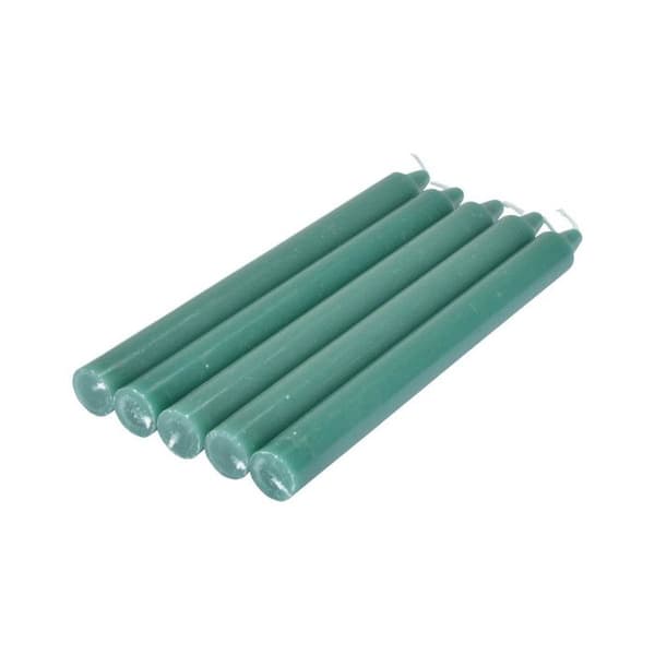 Set med 5 Kandelabrar "Essentiel II" 19cm Grön