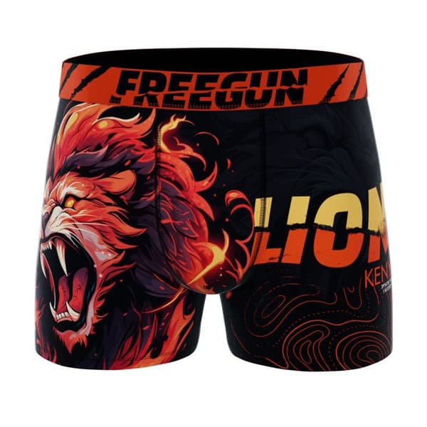 Freegun Boxer Herr Caleçon Herr - Orange (Flerpack om 4)