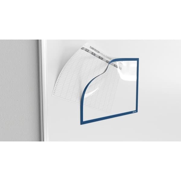 Magnetisk Dokumentficka A4 Blå - 5-Pack
