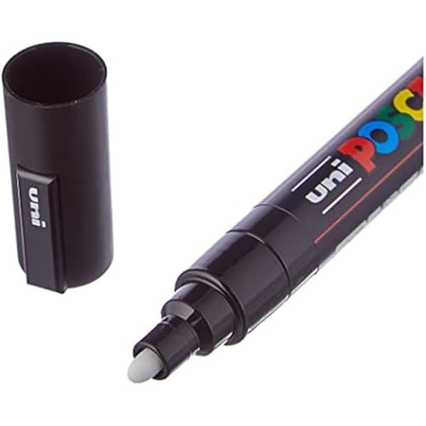 Vattenbaserade målmarkers - POSCA - PC-5M - Set med 8 enheter - Fin spets - Opaque
