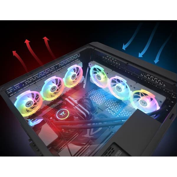 PC Fläkt 140MM THERMALTAKE SWAFAN EX14 ARGB Vit