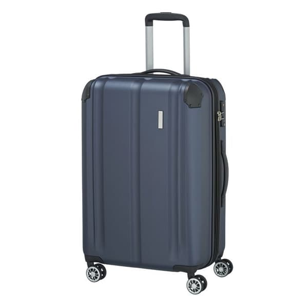 Travelite Valise City M 4 hjul utdragbar - Mörkblå