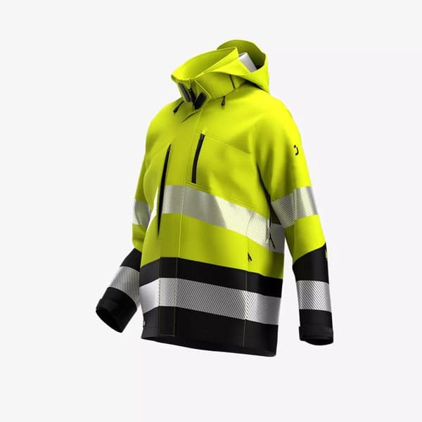 Vattentät softshelljacka med hög synlighet Safety Jogger Works