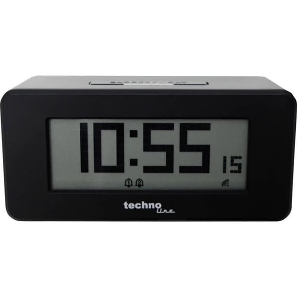 Techno Line WT295 radiostyrd väckarklocka svart 1 st(s)