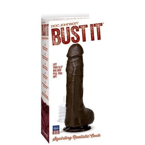 SPRUTANDE FALLUS REALISTISK BUSTE DEN EJAKULERAR SVART KUK DILDOS, REALISTISKA DILDOS
