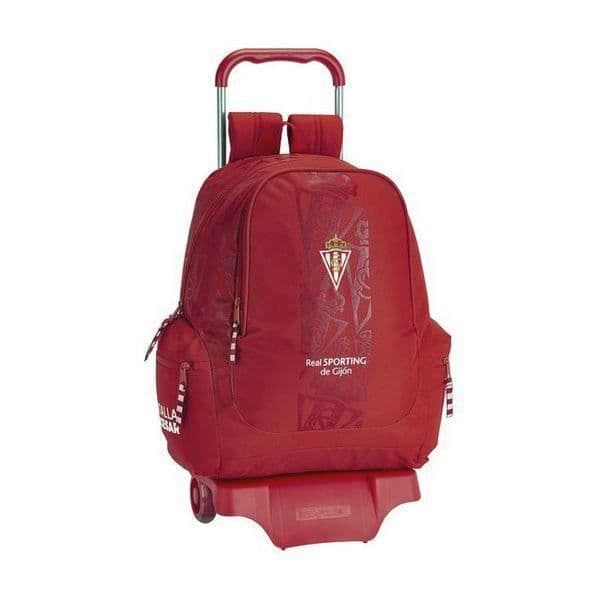 Rullväska - Real Sporting de Gijón - 905 - Röd - Polyester - 85 cm