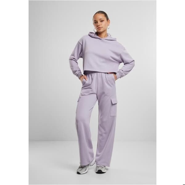 Oversized kort hoodie för kvinnor Urban Classics