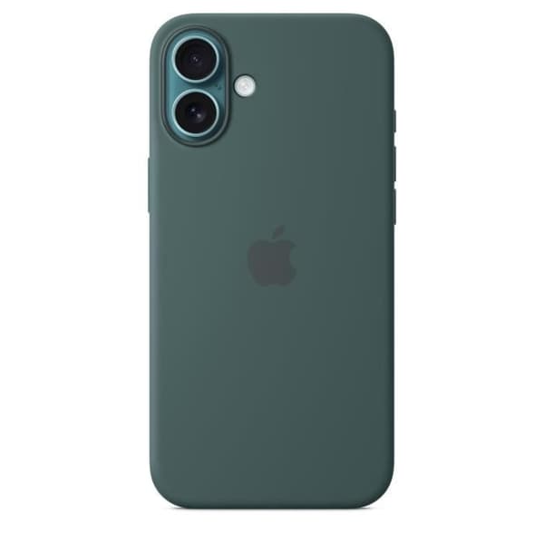 APPLE iPhone 16 Plus - Silikonskal med MagSafe - Sjögrön
