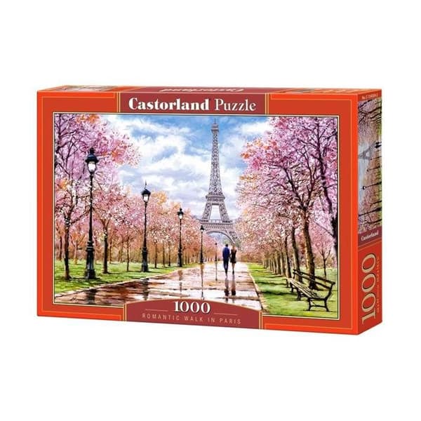 Pussel 1000 bitar: En romantisk promenad i Paris