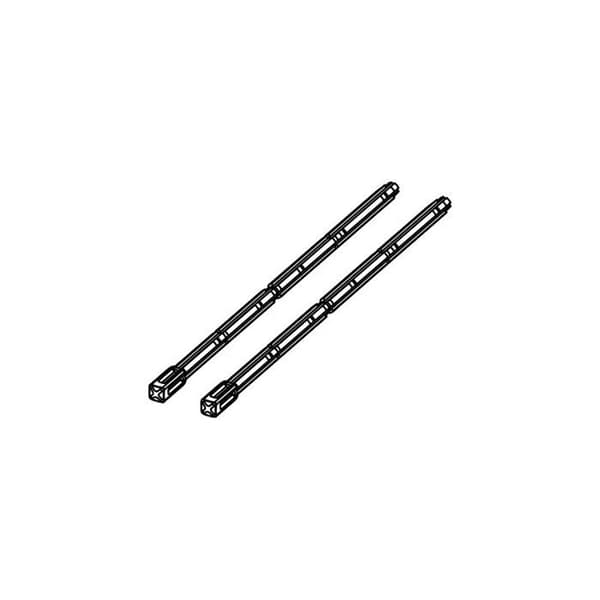 Par med tryckstänger - TECE - 9820022 - Längd 225 mm - Plast - Röd