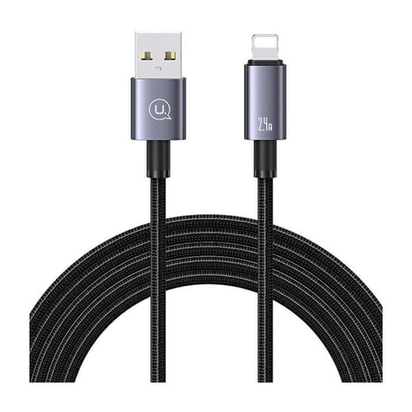 USB till Lightning-kabel USAMS 2 m, snabbladdning, stål