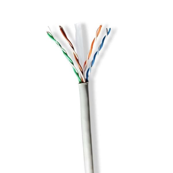 Nedis CAT6 nätverkskabel - CCBG8520GY305S - 305.0m - Solid - Grå