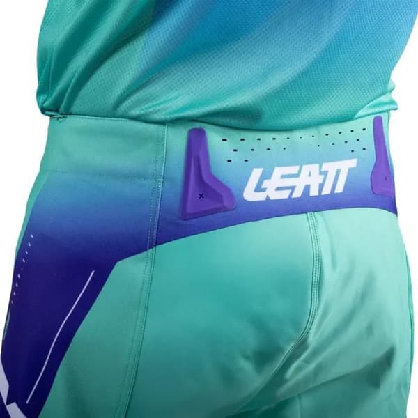 Leatt 4.5 motorcykelbyxor - turkos/lila/vit