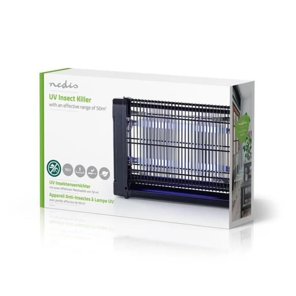 Insektsfälla - NEDIS - 16W - Elektrisk - 50 m² - UV-A 8W