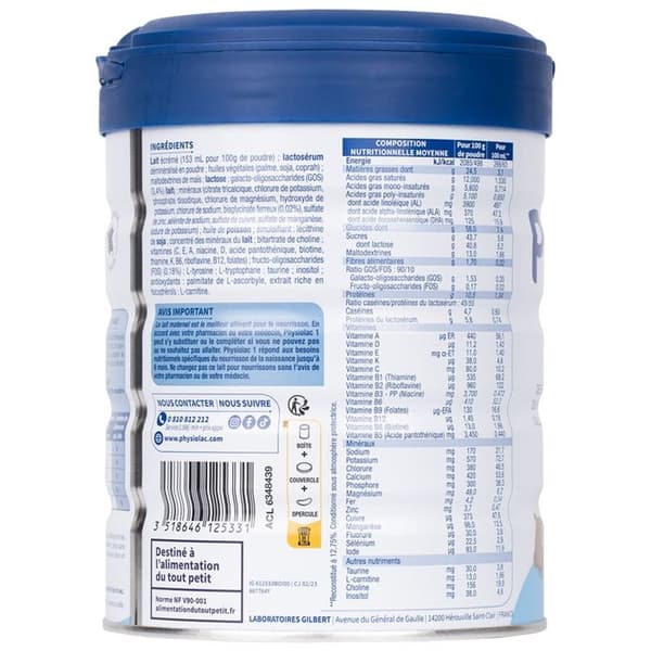 Physiolac 1 800 g