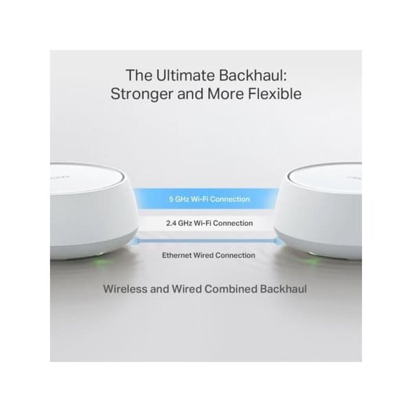 Nätverkssystem - TP-Link - DECO BE25 (2-PACK) - Wi-Fi 7 - 2882 Mbit/s - Vit