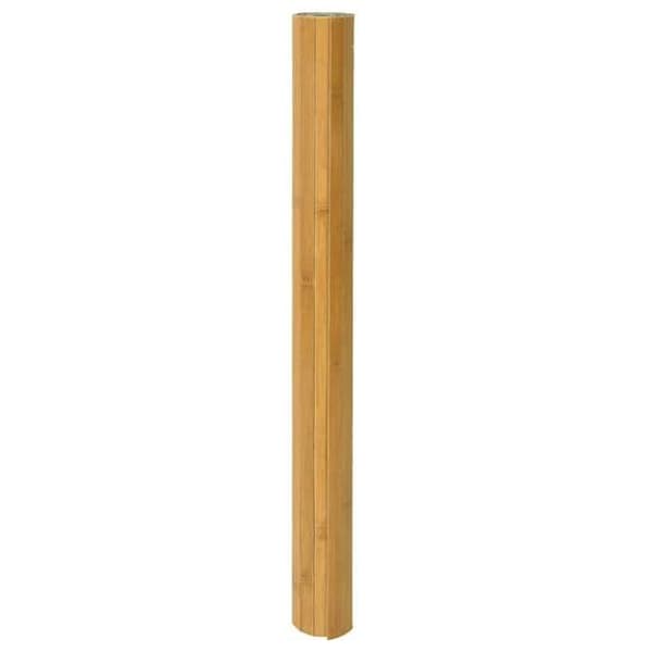 vidaXL Rektangulär matta naturlig 70x400 cm bambu, vardagsrumsmatta, rektangulär matta, modern matta, 376757