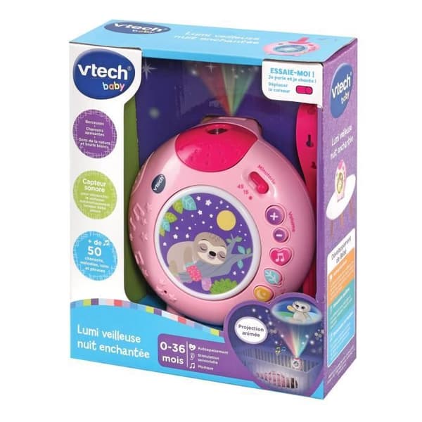 VTECH BABY - Lumi Enchanted Night Night Light Pink