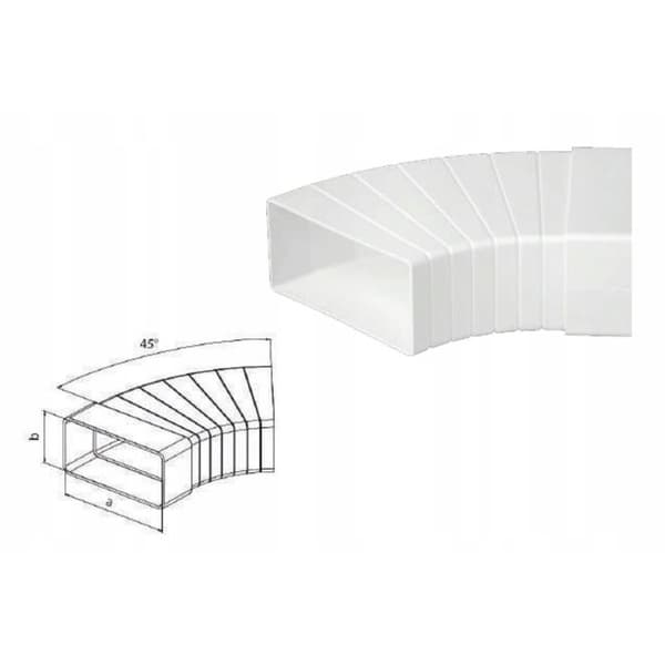 KROK POLYGONAL HORIZONTAL 45° PLATT KANAL 110x55