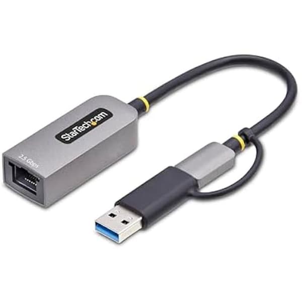 Nätverksadapter - STARTECH.COM - USB-C till Ethernet - 2.5GbE - Kompakt - USB-A