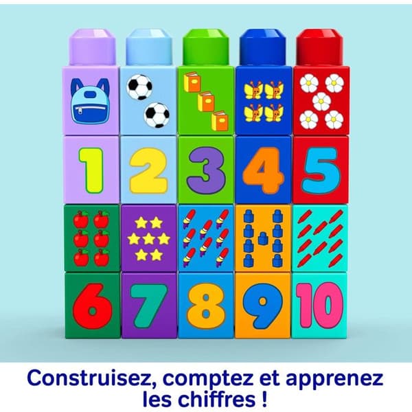 MEGA BLOKS BYGG & RÄKNA BUSS