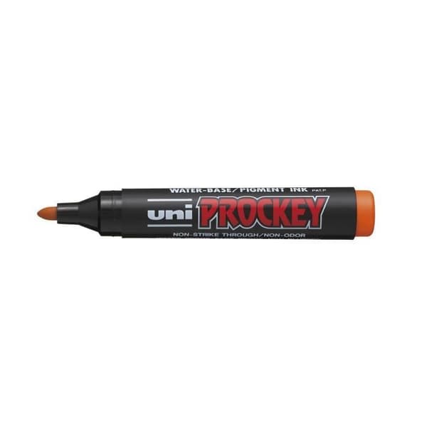 Marker - UNIBALL - PROCKEY PM122 - Konisk spets medel - 1,8-2,2mm - Orange