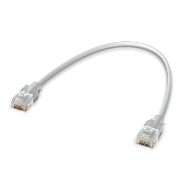 Ubiquiti Etherlighting Nätverkskabel UACC-Cable-Patch-EL-0.3W 0.3m Vit