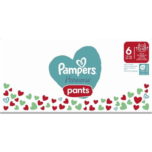PAMPERS Byxor Harmony ark. 6 (132 st)