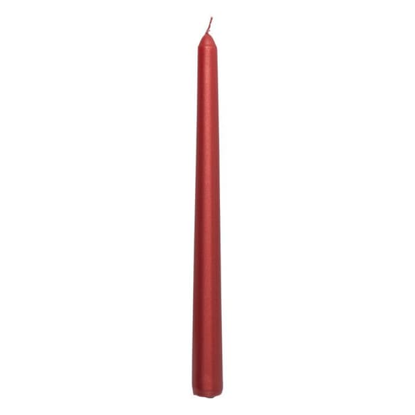 Set med 4 Satin Röda Ljus 192G - Feeric Jul