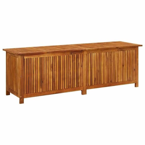 vidaXL Trädgårdsförvaringslåda 175x50x58 cm Solid akaciaträ 316499