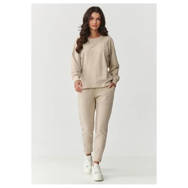 Set med sweatshirt och byxor för kvinnor Makadamia