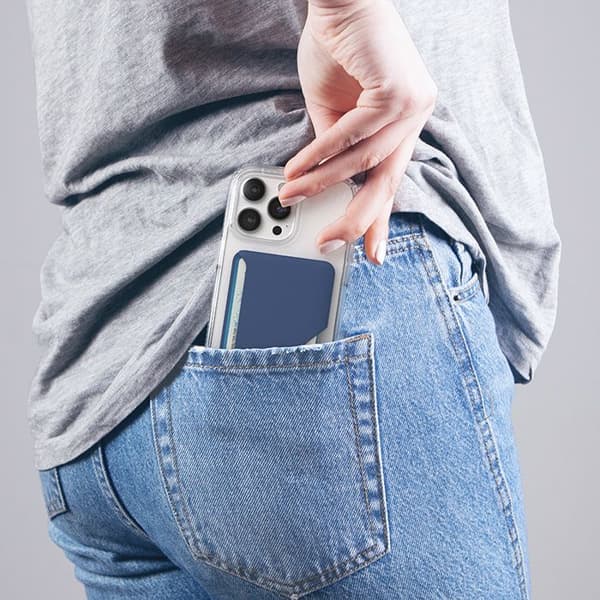 Plånbok - SPECK - ClickLock Wallet - Magnetisk - Mjuk - Kustblå
