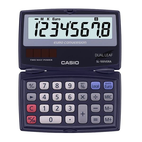 Casio SL-100Vera Pocket Solar Calculator