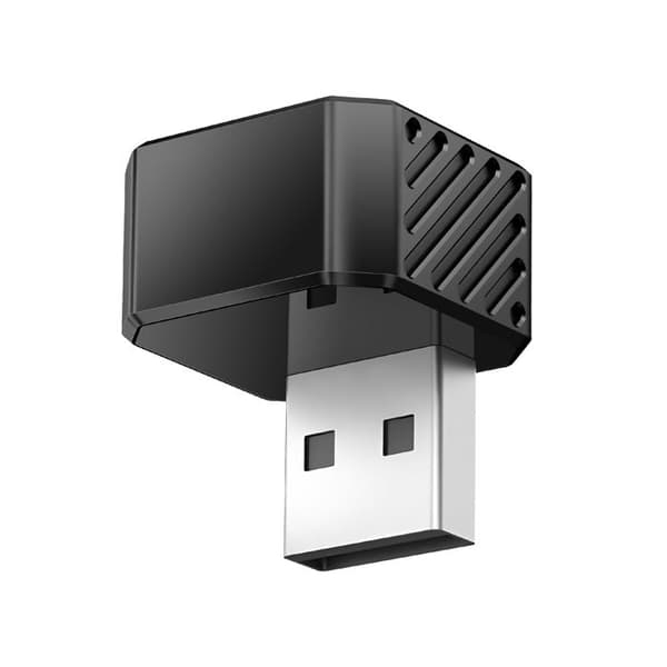 Mini Ottocast USB / USB-C-adapter för trådlös CarPlay och Android Auto Svart