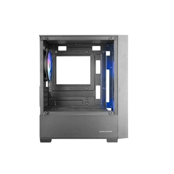 Gaming Chassi - Mars Gaming - MC-VORTEX - MicroATX - Härdat Glas - 3 FRGB 120mm Fläktar