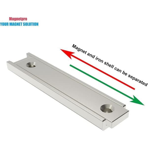 Magnetpro 8 stycken Rektangulära neodymmagneter 30 kg dragkraft