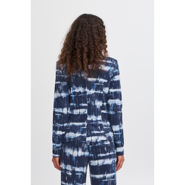Kvinna Blazer Ichi Kate Print BL23