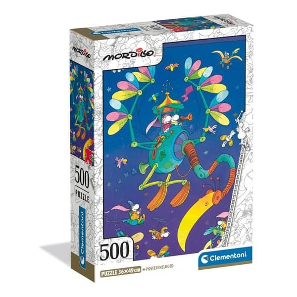 Pussel Compact 500 bitar: Mordillo, Resan