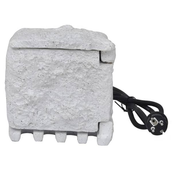 vidaXL 2 Stone Socket Block med Timer Trädgård Sockets Vattentäta Sockets 41230